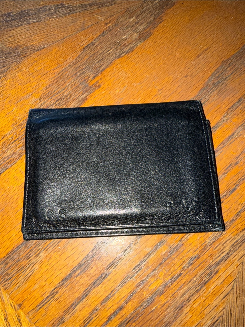 Tumi Black Leather mens Card Holder